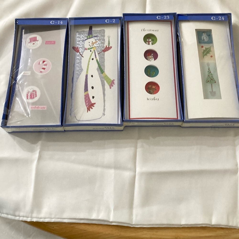 Four Boxes Tall Holiday Cards